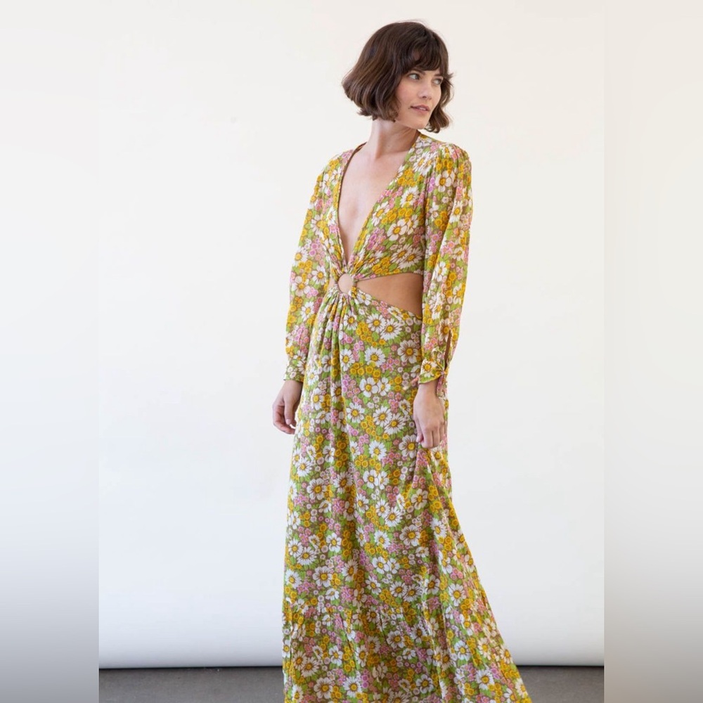 Antik Batik Cotton Cut-out Dress